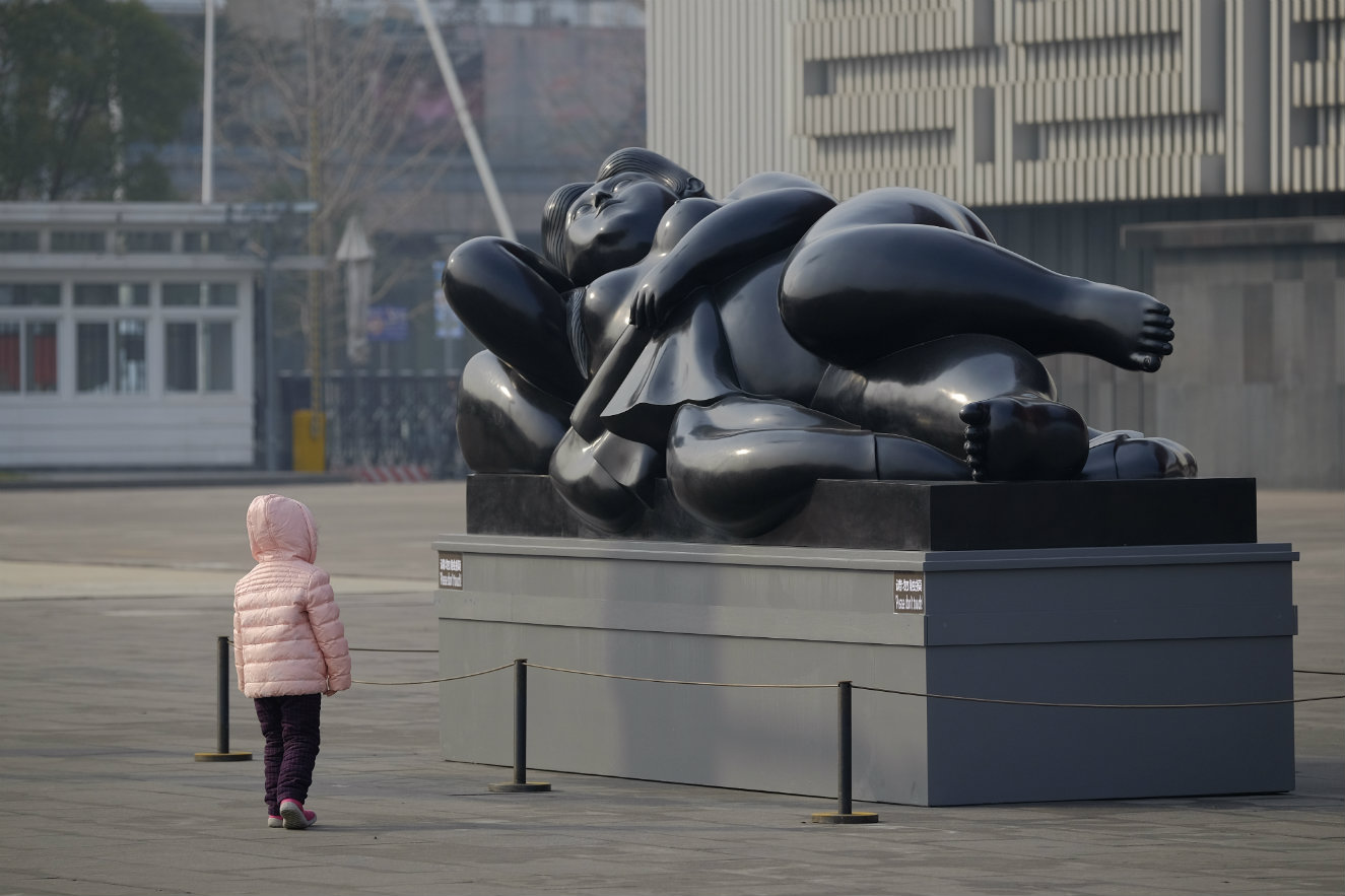 Fotografía: Adrien P. Bernard. Cortesía, Botero en China.