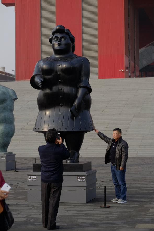 Fotografía: Adrien P. Bernard. Cortesía, Botero en China.