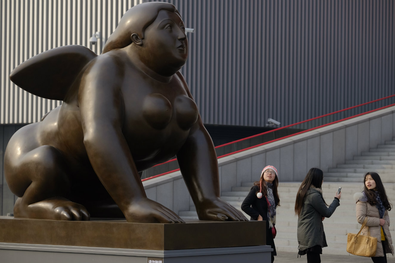 Fotografía: Adrien P. Bernard. Cortesía, Botero en China.