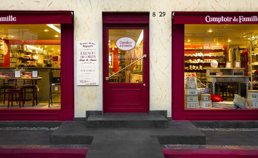 Fachada del local de la calle 81, en Bogotá. Fotografía: cortesía, Comptoir de Famille Colombia.