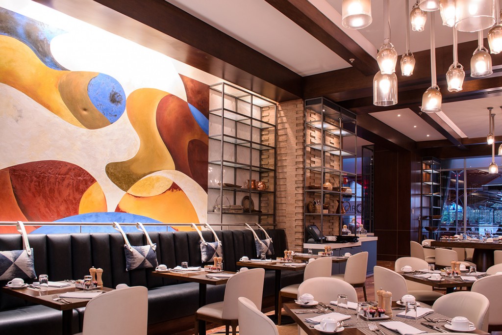 El mural es de la artista Pilar Meira Marambio.