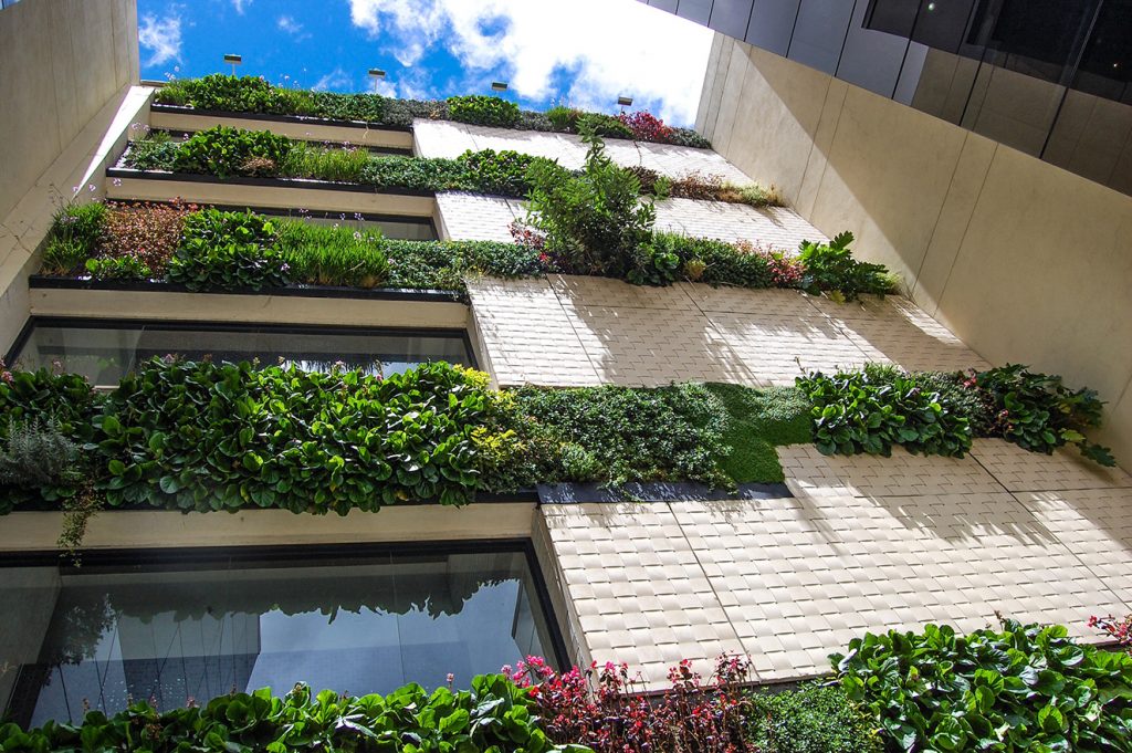 Fachada exterior de Connecta. Fotografia: cortesía Congreso Mundial de Infraestructura Verde.