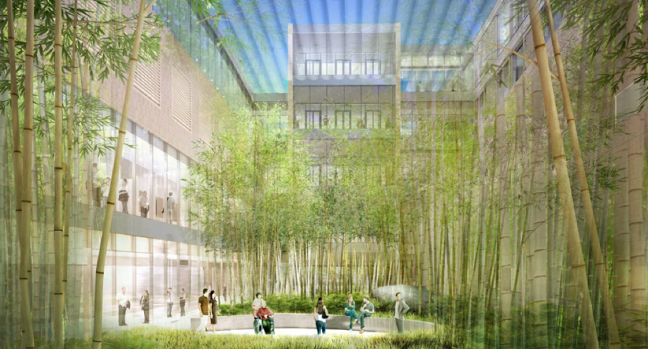 Centro Hospitalario Serena del Mar. Render: cortesía, Sociedad Colombiana de Arquitectos.