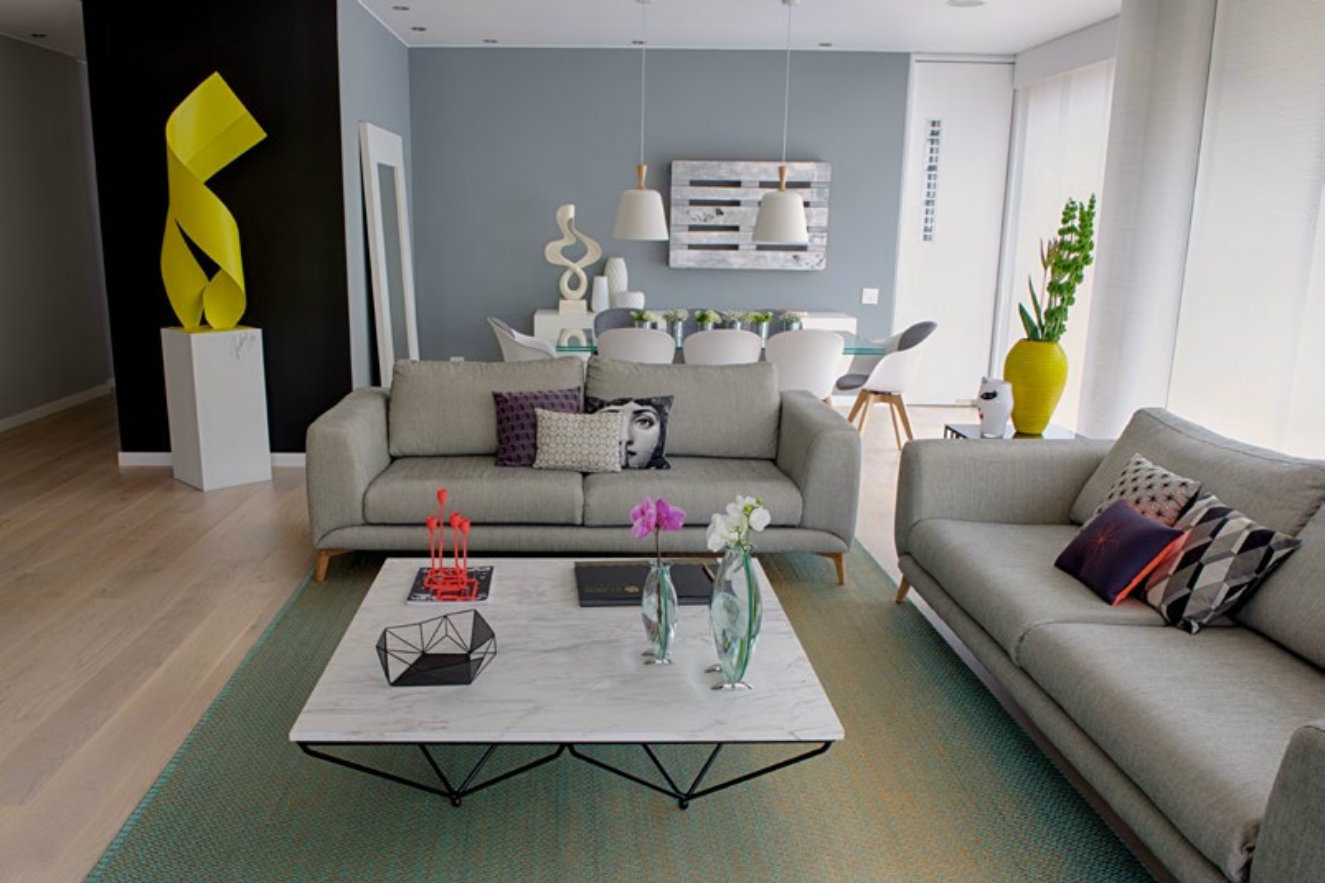 Verdi Design sala con tapete.