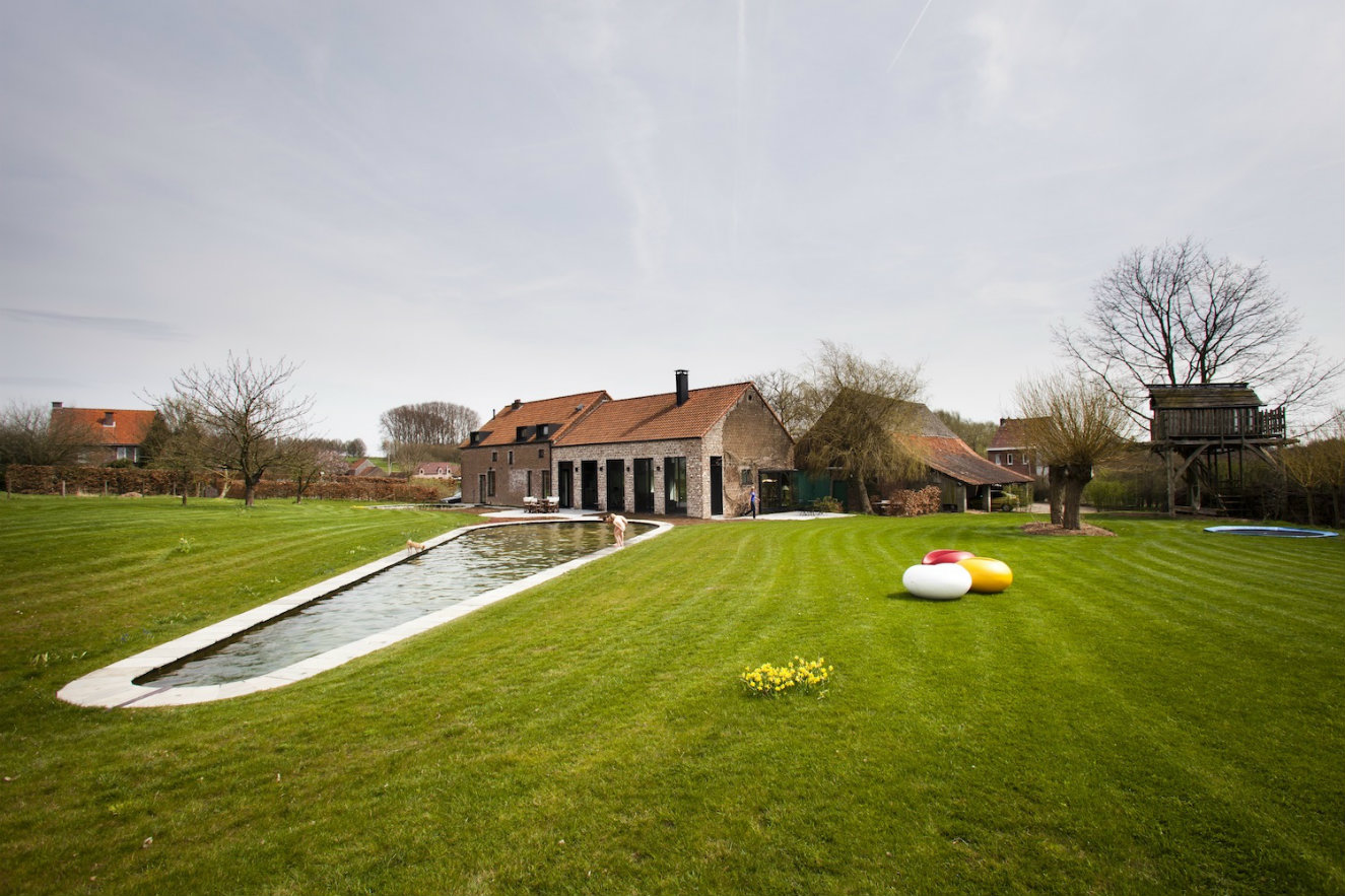 Rural y contemporánea casa Bélgica