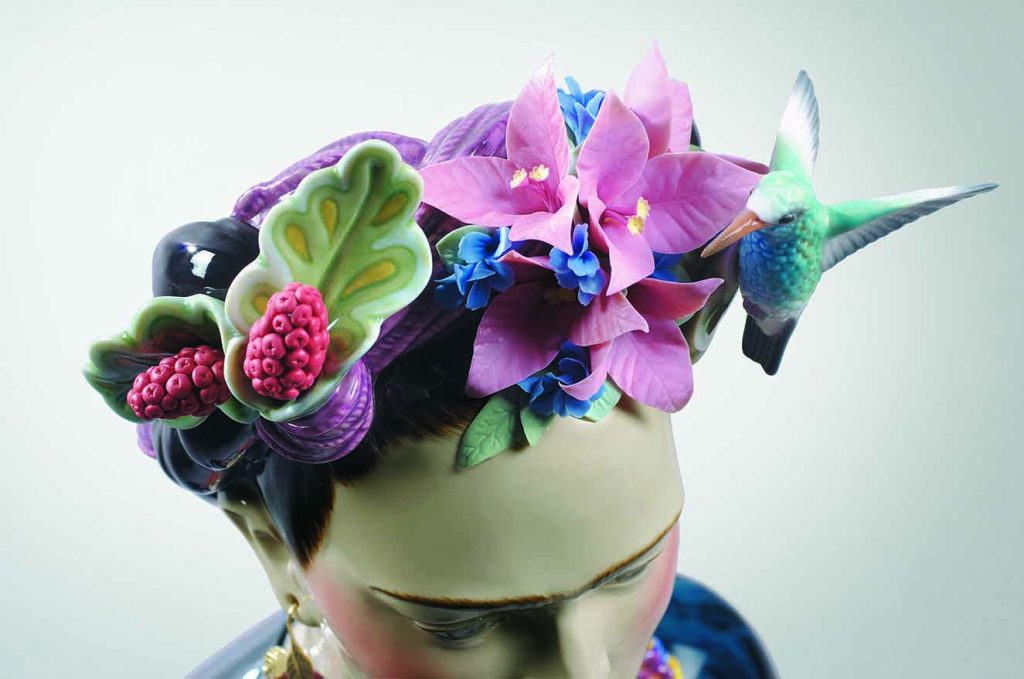 Frida Kahlo por Lladró, tocado