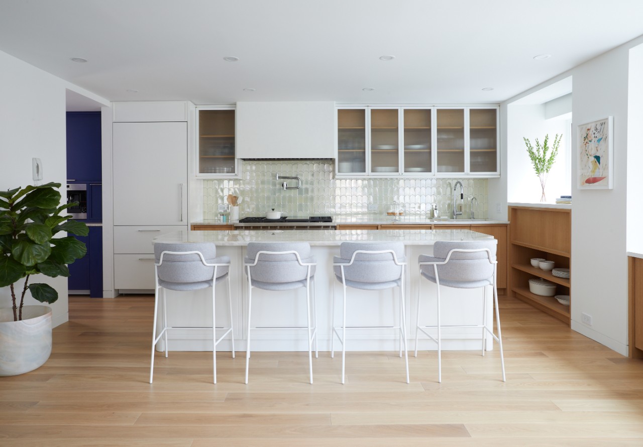 Cocina apto Nueva York Frederick Tang.