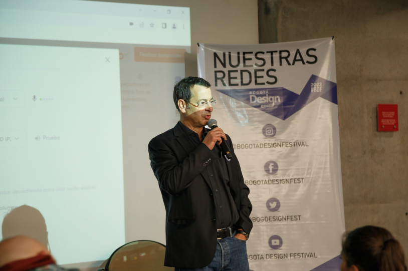 Diego García-Reyes Röthlisberger, director del Bogotá Design Festival. Fotografía: cortesía BDF.